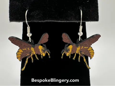 Wasp / Hornet Earrings