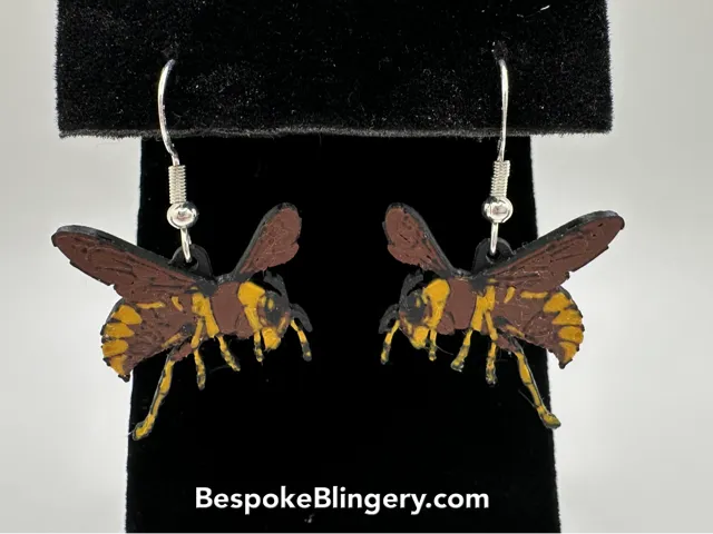Wasp / Hornet Earrings
