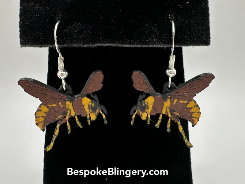 Wasp / Hornet Earrings