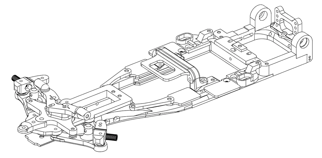 F1 Rc car 1/10 view 2