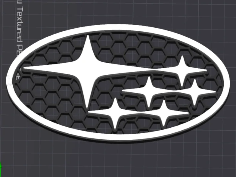 Subaru Hexagon Magnet Logo (Large)