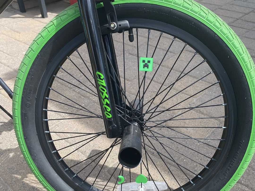 Creeper Bicycle Spoke Charm