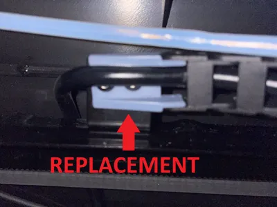 Qidi Q1 Pro Rear Cable Chain Holder Replacement