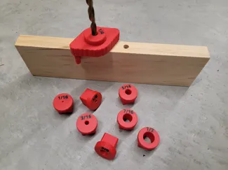 Compact Centering Drill Hole Guide