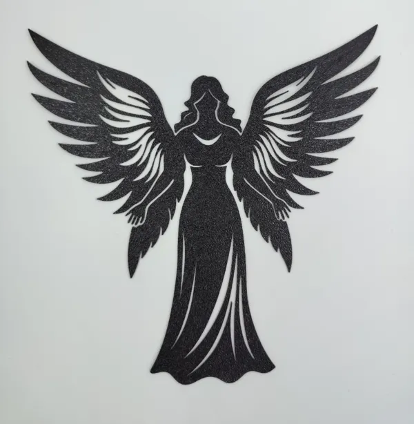 Décoration murale ange aux ailes déployées