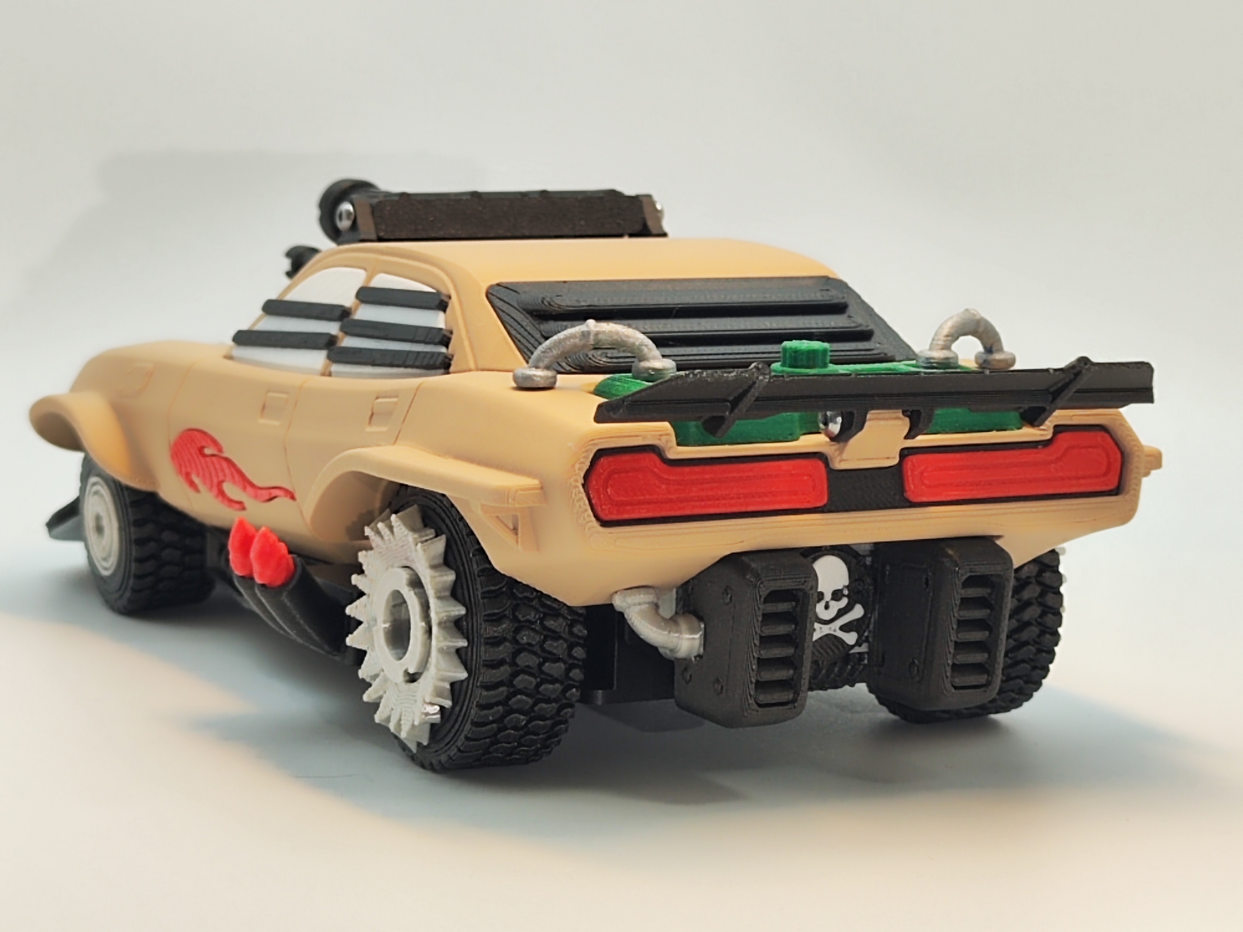 Miniatura 2 do modelo 3D 遥控废土战车
