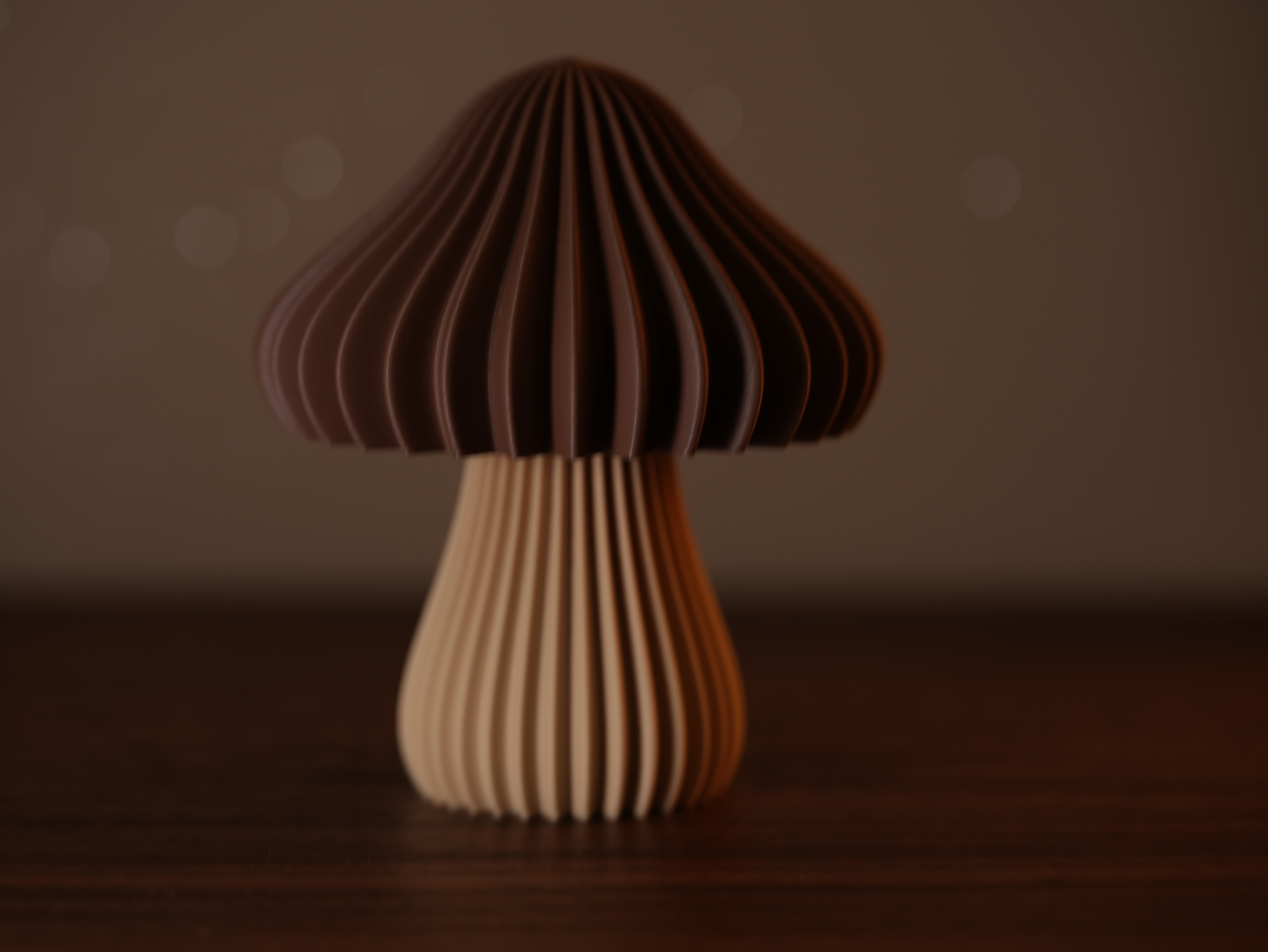 Woodland Mushroom | Ribbed Autumn Decor - 1
