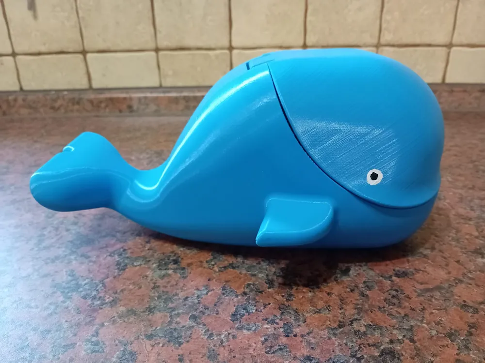 Whale Humpback - opening mouth - Free 3D Print Model - MakerWorld
