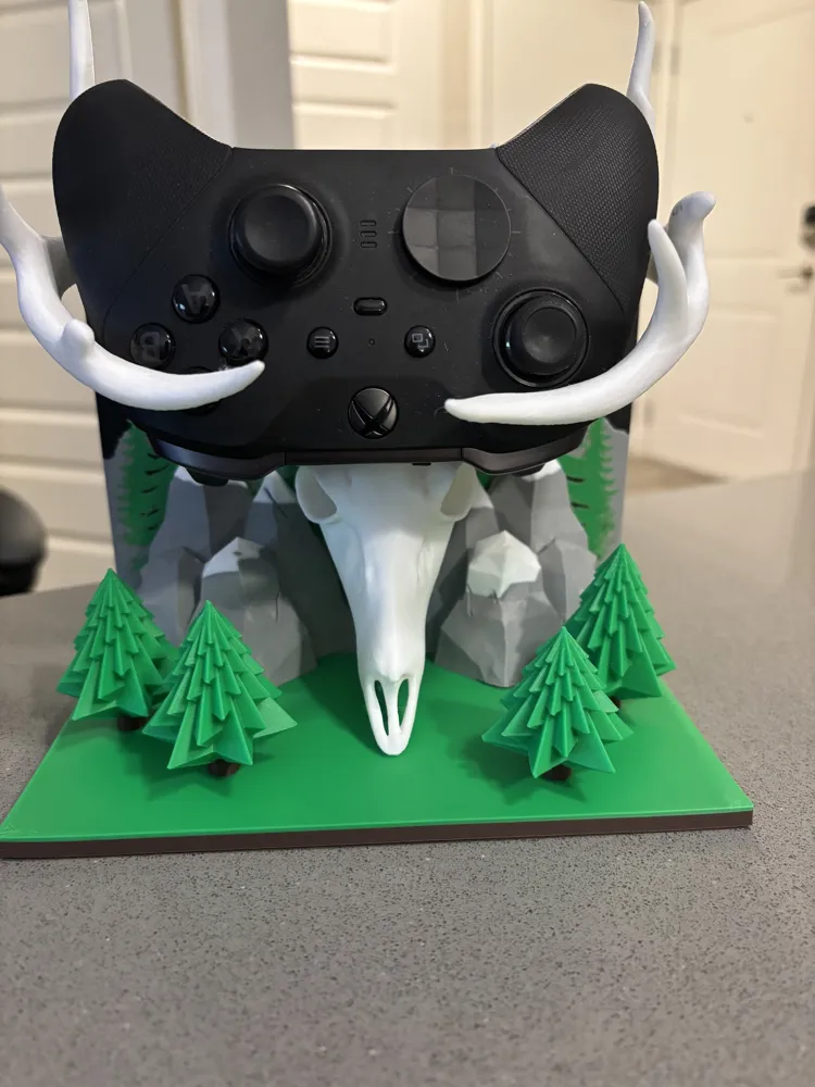 Deer Skull Game Controller holder - Free 3D Print Model - MakerWorld