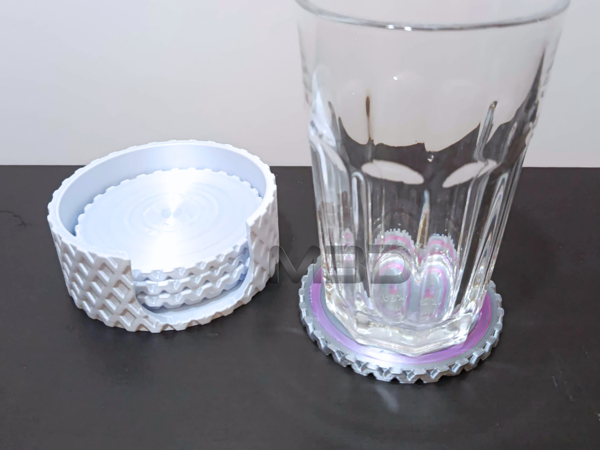 Basic Coaster Set with Holder