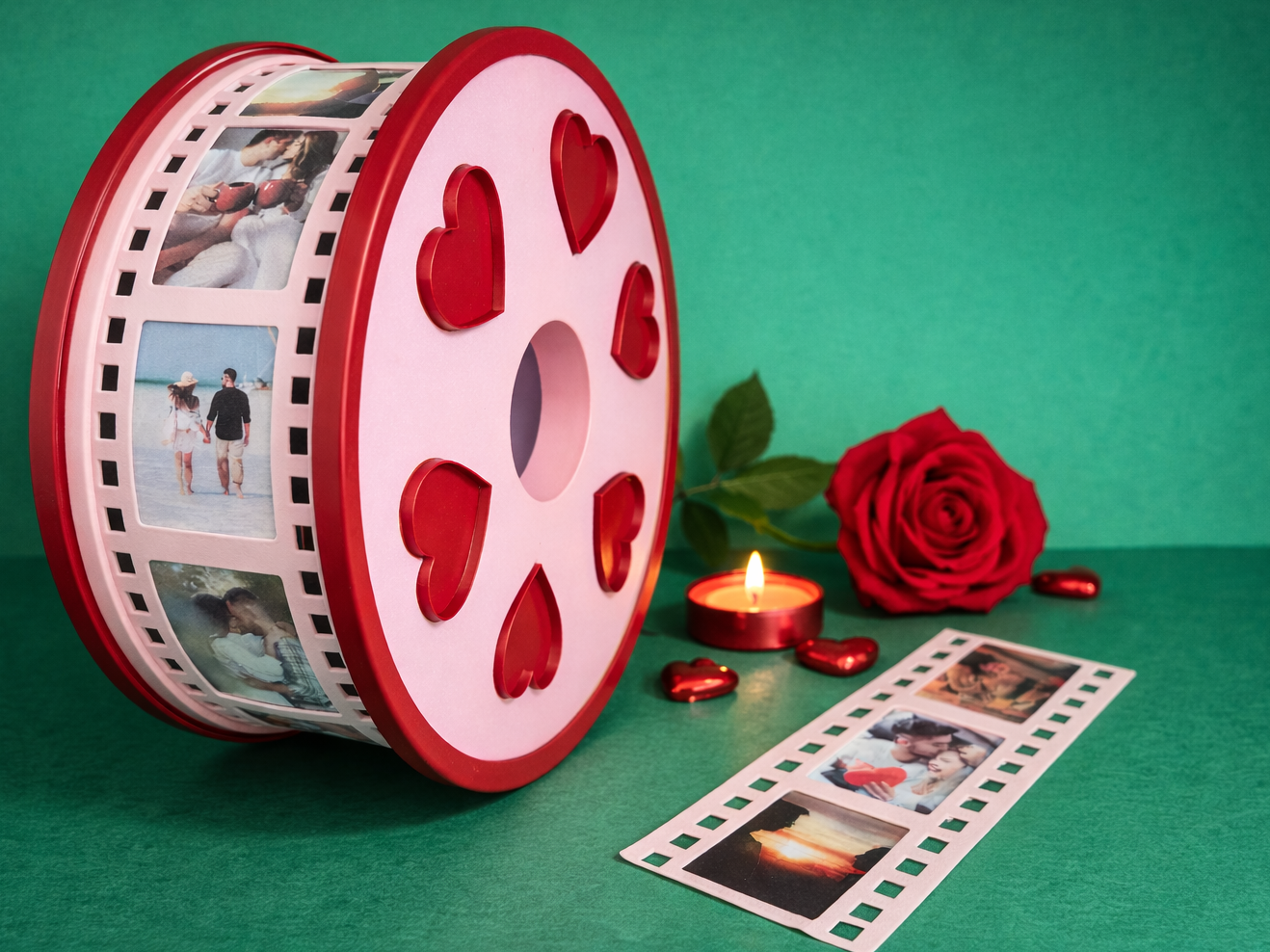 Romantic Photo Film Reel  (Bambu Spool Gift)