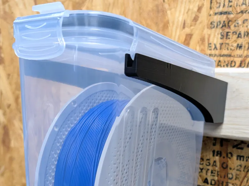 Wall mount cereal box holder