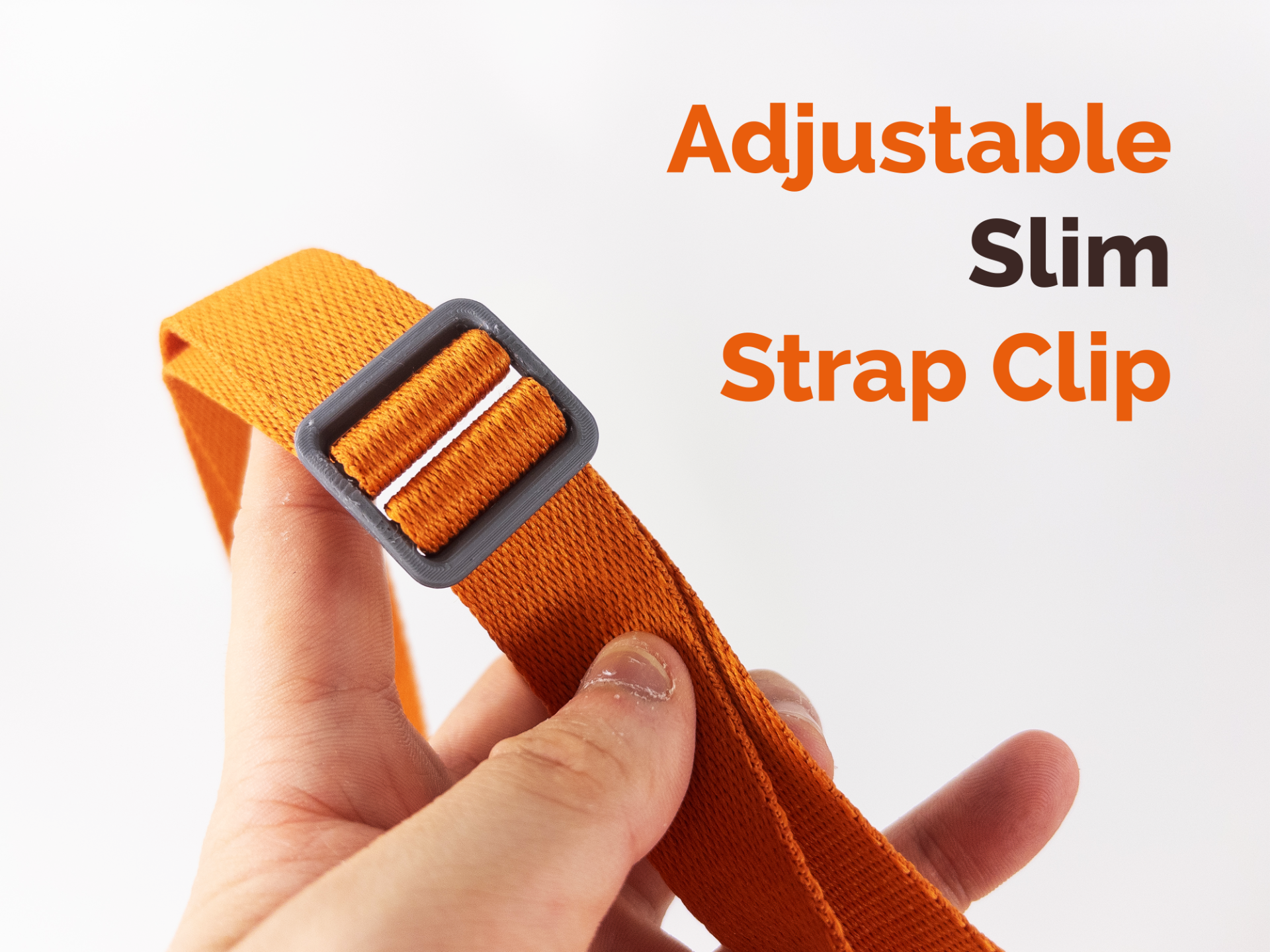Slim Adjustable Strap Clip (V2)