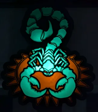 Green Scorpions Lightbox