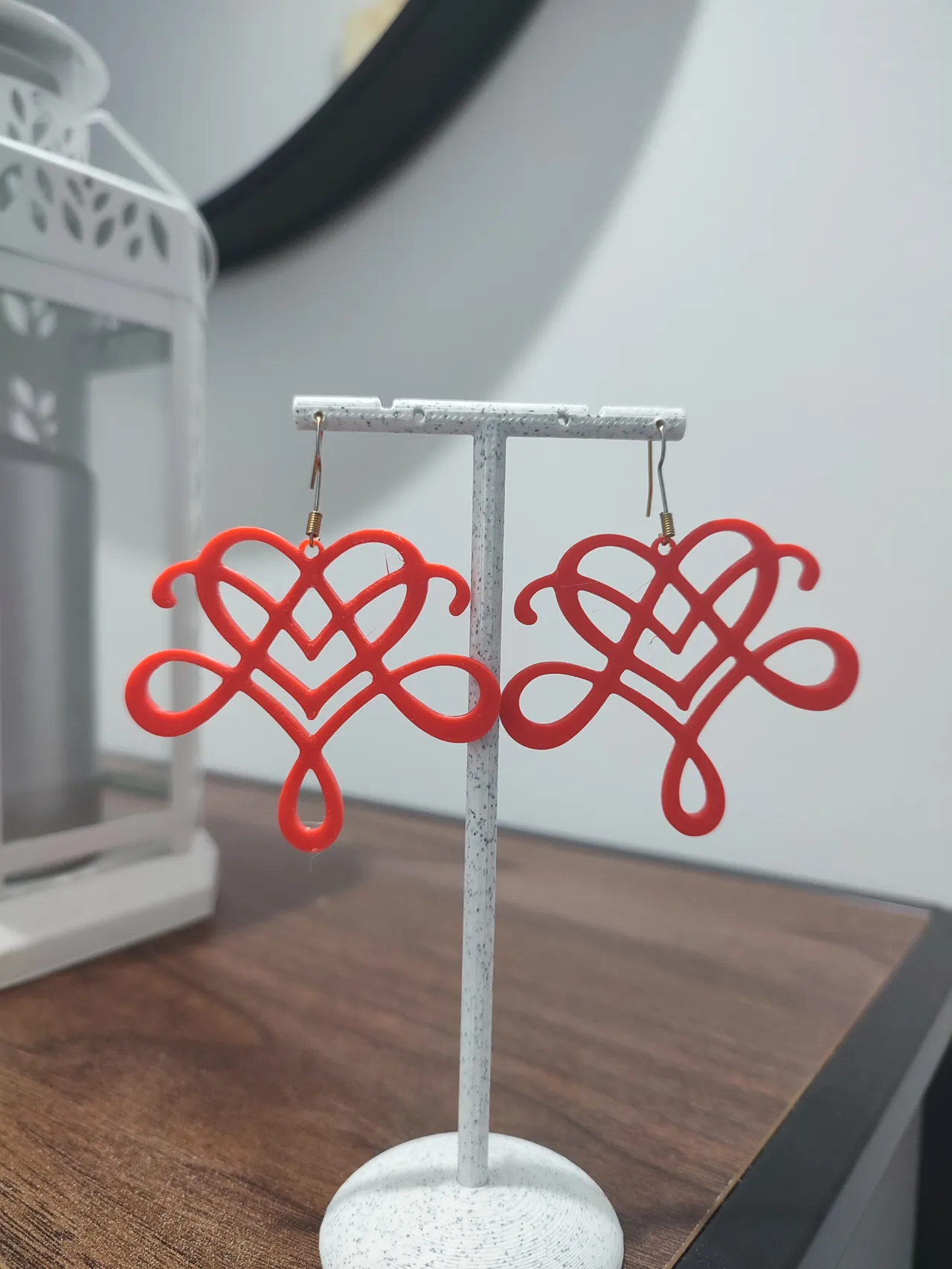 Aretes Nudo del Corazón Eterno view 2