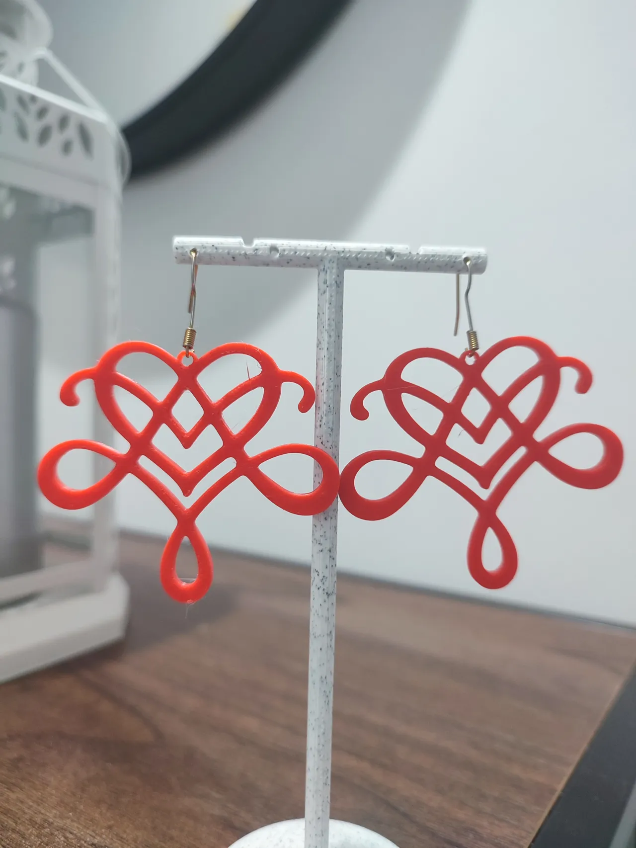 Aretes Nudo del Corazón Eterno view 3
