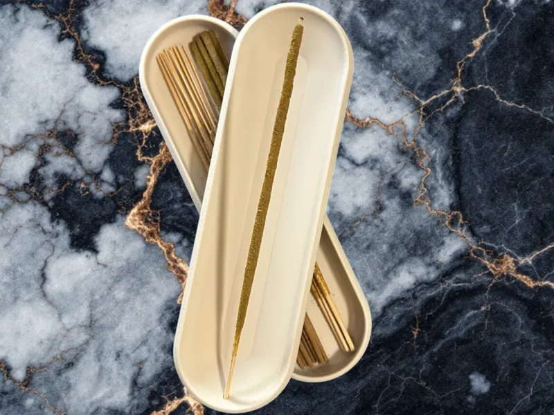 Stackable Incense Stick Holder with Storage