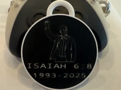 Charlie kirk keychain 