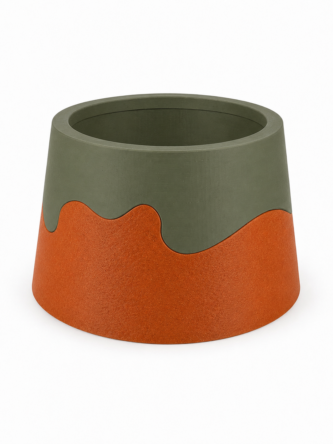 Miniatura 2 do modelo 3D Wavy Elevated pet bowl riser 