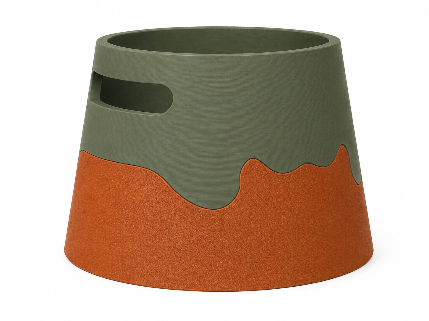 Miniatura 3 do modelo 3D Wavy Elevated pet bowl riser 
