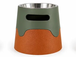 Wavy Elevated pet bowl riser