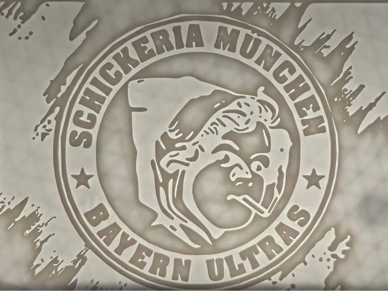 Schikeria München lithophane Schild