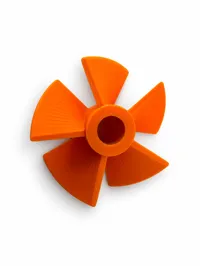Propeller with five blades