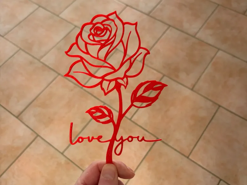 Rose de l'amour Saint-Valentin