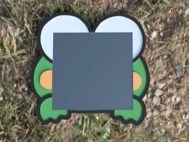Keroppi Sticky Note Holder