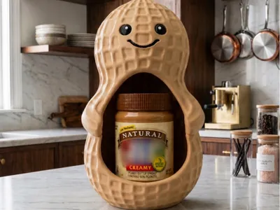 Cute peanut butter holder buddy
