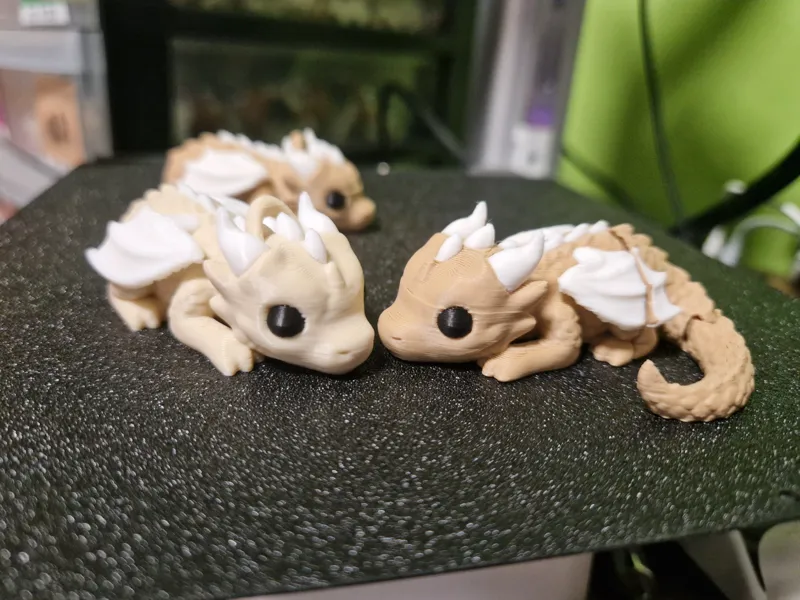 Kleiner Drache, Schlüsselanhänger, flexy keychain