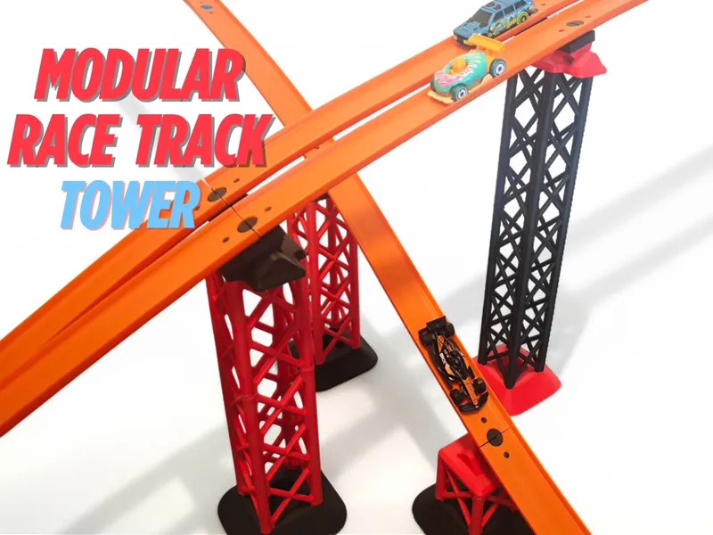 Modular Race Track Support Towers 1:64 Diecast 