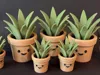 Smiling Flower Pot (two parts for less waste)