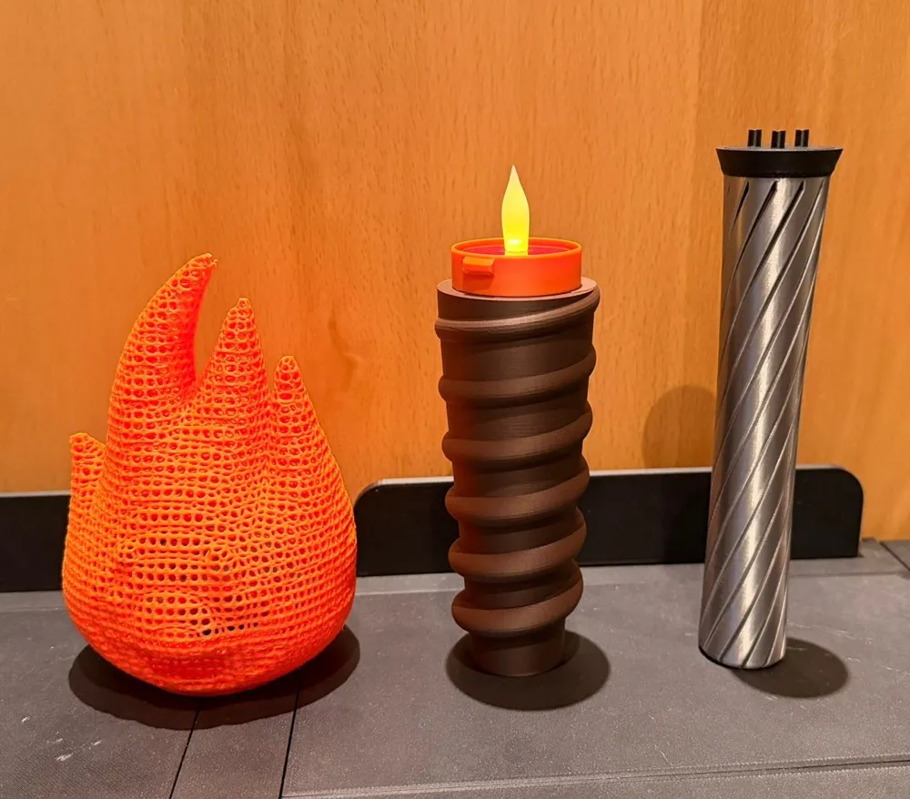 Illuminated LED Torch by Nik62olas MakerWorld: Download Free 3D Models
