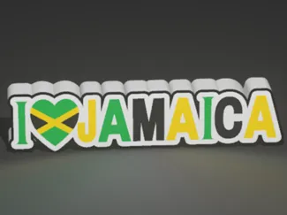 I Heart Jamaica Lightbox