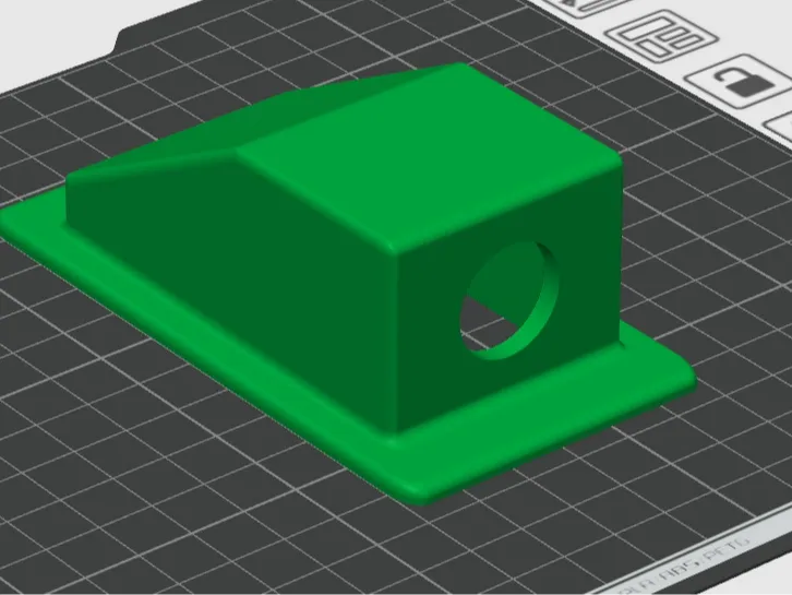 RV Solar roof mount single point 