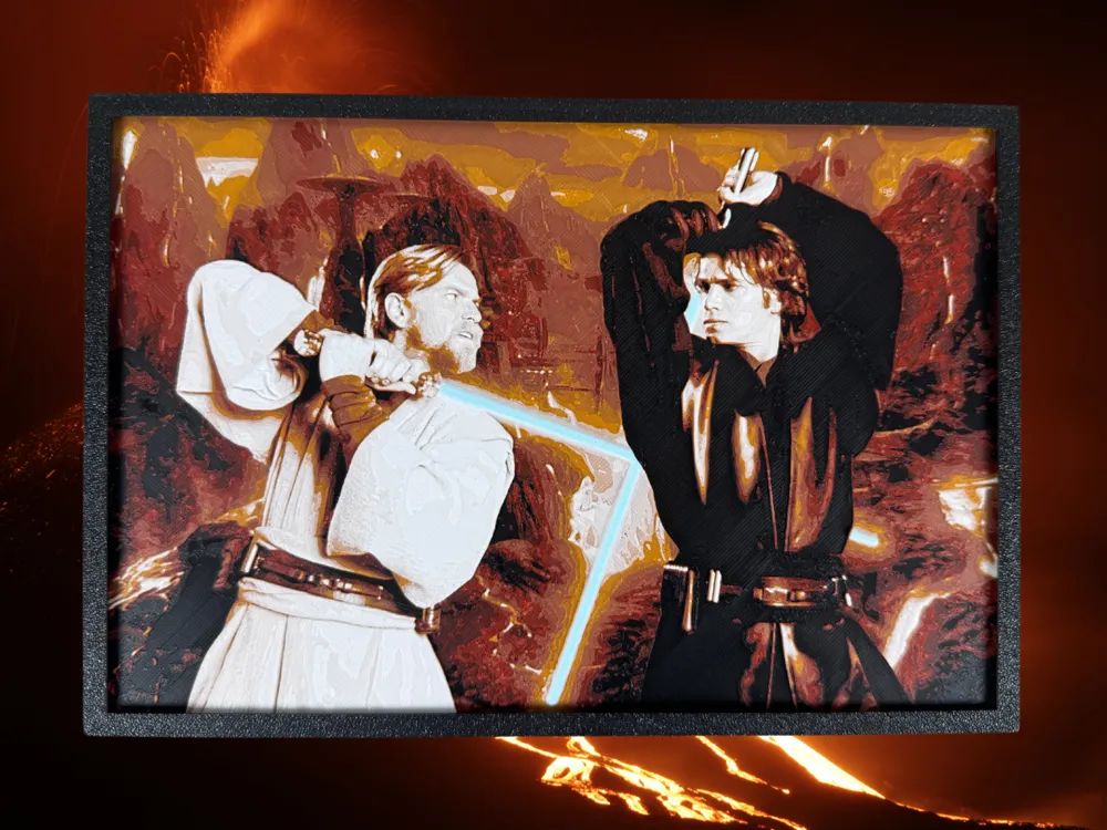 Duel on Mustafar - Obi Wan vs Anakin - Star Wars