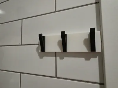 Wall towel hanger anti-slip