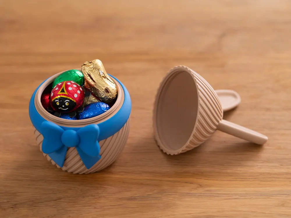 Easter Egg Decoration & Gift Box - Free 3D Print Model - MakerWorld