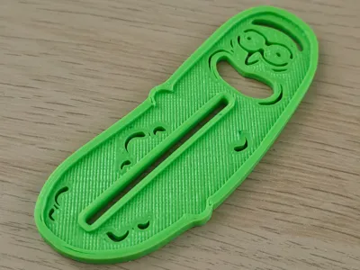 Pickle Rick Tooth Paste Squeezer