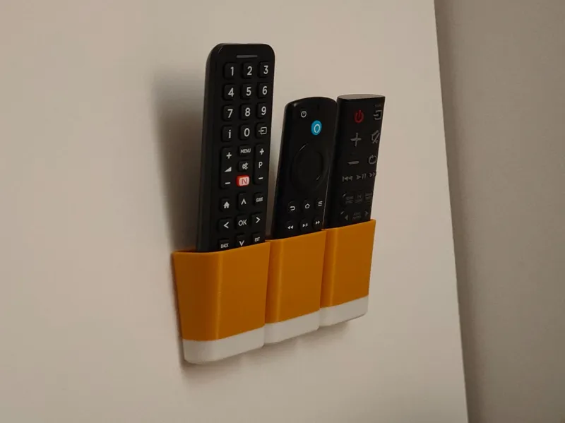 Wall or forniture remote holder