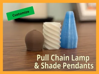 Design a Pull Chain Lamp & Shade String Pendant