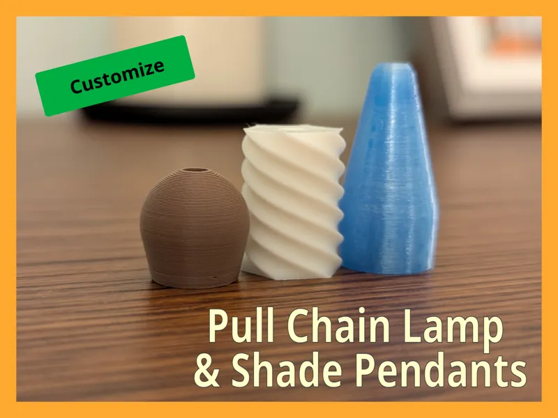 Design a Pull Chain Lamp & Shade String Pendant