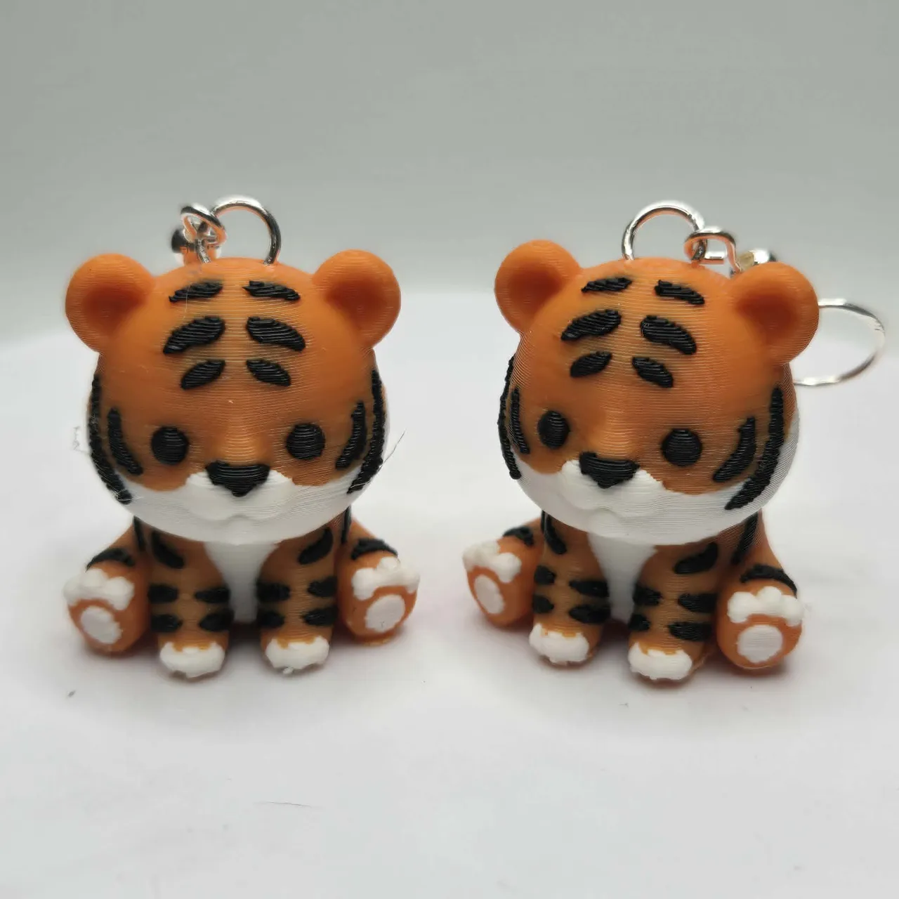 Tiger Hanging Earrings view 3