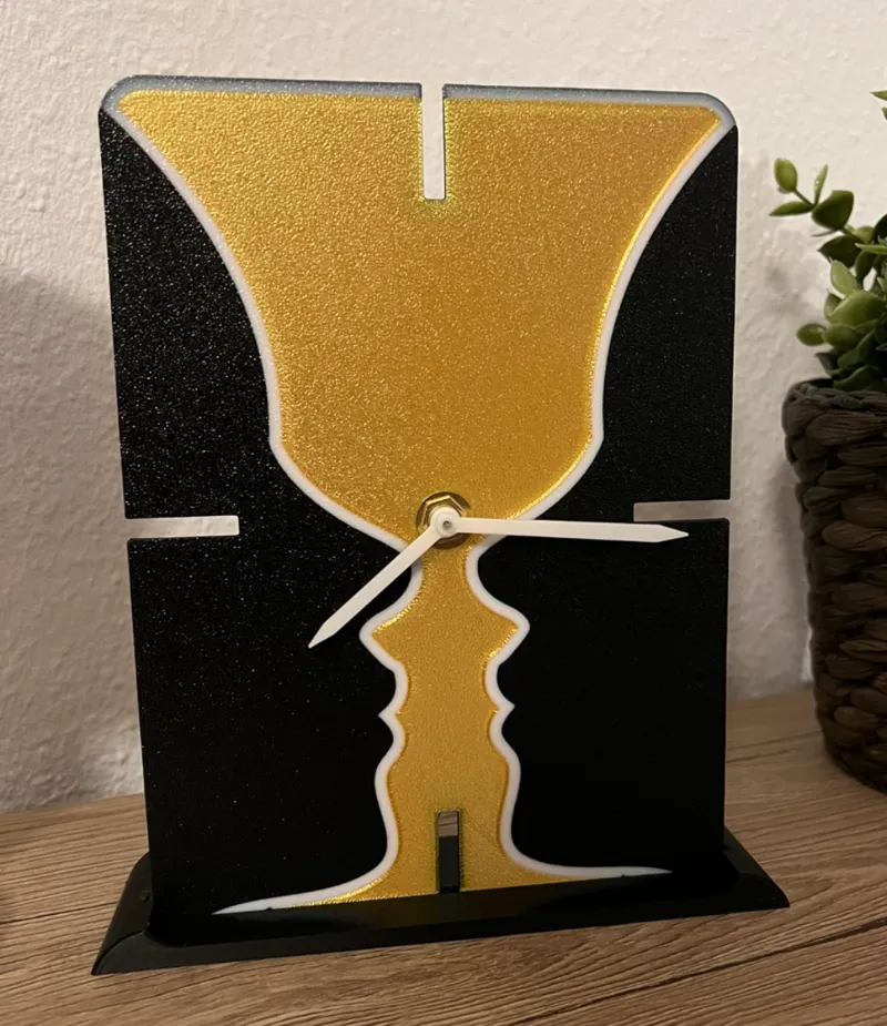 Unique Optical Illusion Clock Kit 011
