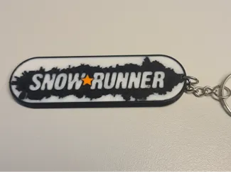 Snow Runner Keychain