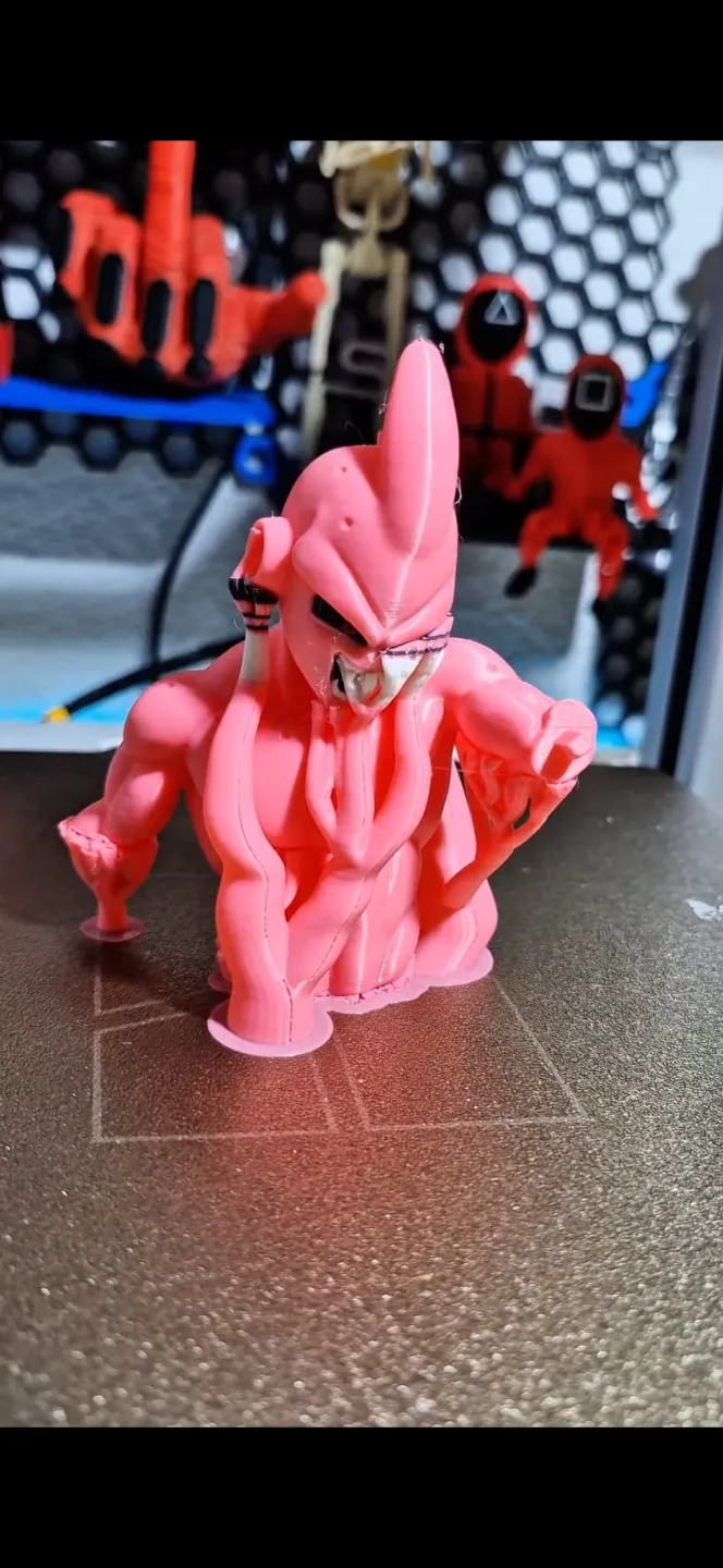 kid buu detalllado por partes view 3