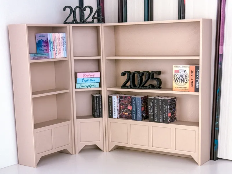 erweiterbares Mini Bücherregal - 3 Fächer
