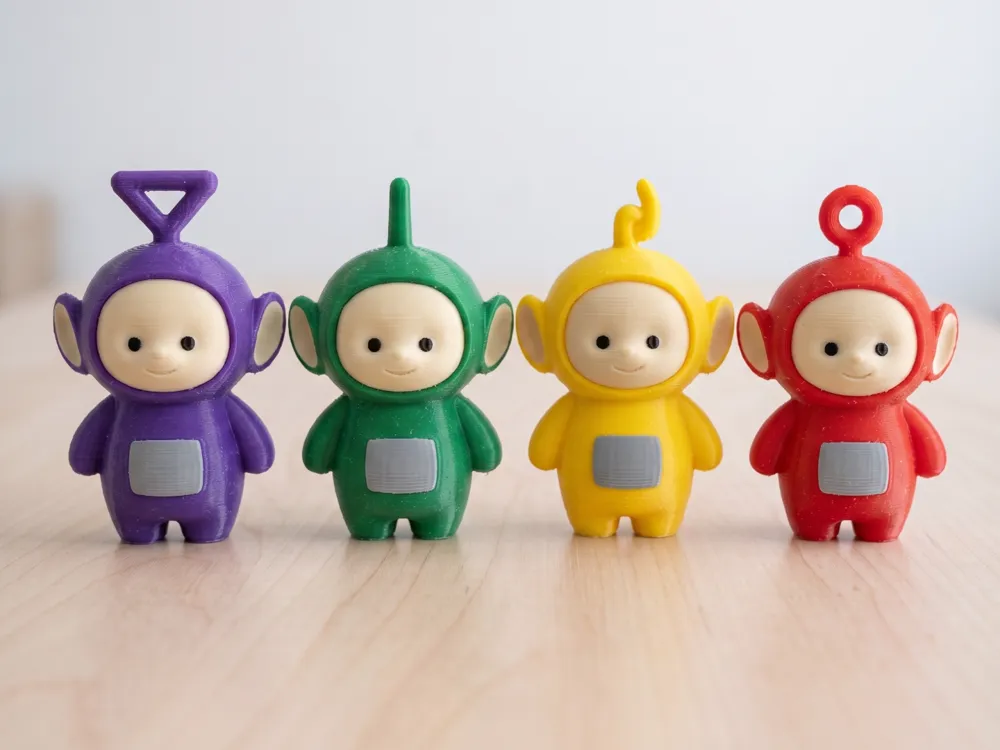 Figura decorativa: Chibi Teletubbies toy. Referencia del modelo original.