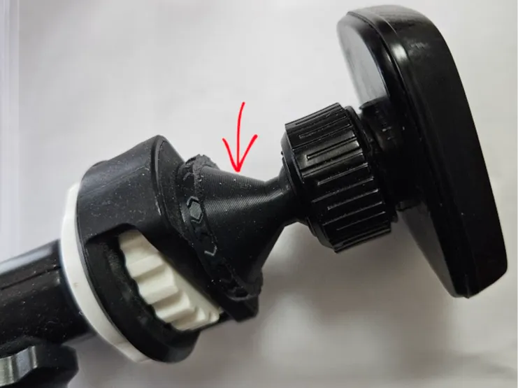 Tripod thread to gps ball adapter
